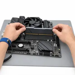 Montage / plaatsen van geheugenmodule