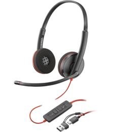 Poly Plantronics Blackwire 3220 USB-C/USB-A koptelefoon