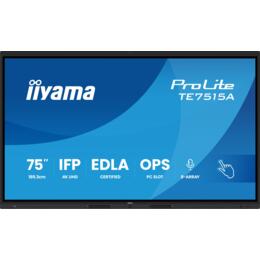 75" iiyama TE7515A-B1AG IPS 4K UHD Interactive display