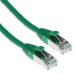 ACT groene CAT6A SFTP netwerkkabel 50cm