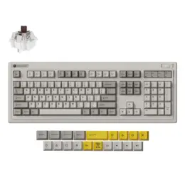 Keychron R6 Retro design draadloze toetsenbord brown switch