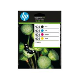 HP 924 Multipack zwart & kleur inktcartridge
