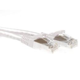 ACT witte CAT6A SFTP netwerkkabel 10 meter