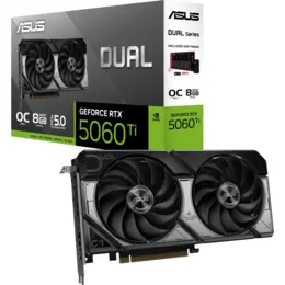 Asus Dual GeForce RTX 5060 Ti OC 8G DDR7 PCIe5