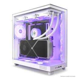 NZXT H6 Flow RGB behuizing wit