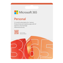 Microsoft 365 Personal 1 gebruiker 1 jaar (key only)