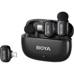 Boya Mini-12 2.4GHz Ultra-mini draadloze microfoon - 2TX-2RX