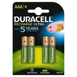 Duracell oplaadbare AAA batterijen 4 stuks 900mAh