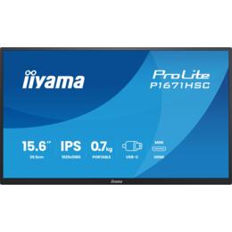 15,6" iiyama P1671HSC-B1 Portable monitor UBS-C & HDMI