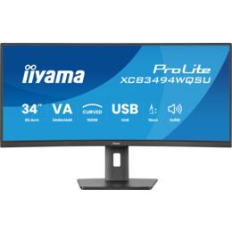 34" iiyama XCB3494WQSU-B1 Curved HMDI/DP/USB speakers