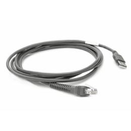 Zebra CBA-U21-S07ZBR Seriele kabel zwart