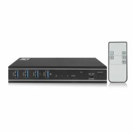 ACT 2-poorts HMDI 4K KVM switch USB 3.0 met audio