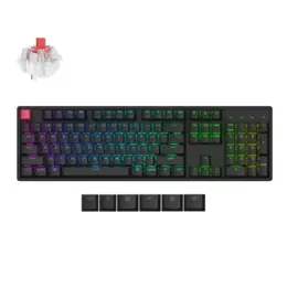 Keychron K10 QMK gaming toetsenbord alu. frame red switch
