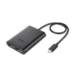 i-Tec USB-C naar Dual displayport 4K videoadapter