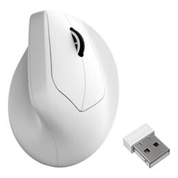 Keychron M5 Ergonomische vertical draadloze muis wit