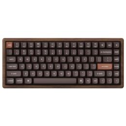 Keychron K2 HE toetsenbord Nebula All wood edition bruin