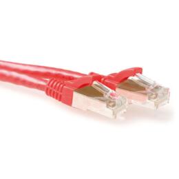 ACT rode CAT6A SFTP netwerkkabel 10 meter
