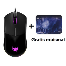 Acer Predator 330 gaming muis + Gratis Predator muismat M