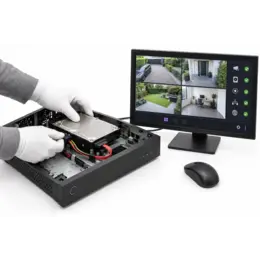 GEBRUIKSKLAAR MAKEN NVR (HDD + 4 Cam's + Software instellen)