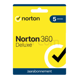 Norton 360 Deluxe 5-Device + 50GB Cloud 1-jaar (key only)