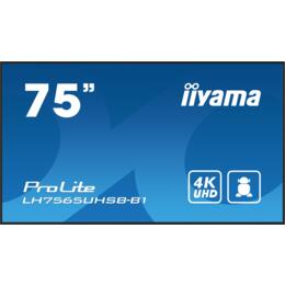 75" iiyamaLH7565UHSB-B1 IPS 4K UHD Vivid-Bright display