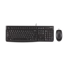 Logitech MK120 desktop set bedraad zwart