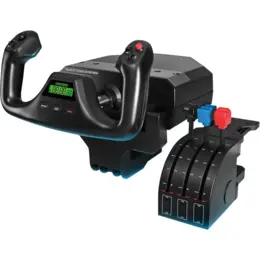 Logitech G Saitek Pro Flight yoke met throttle zwart