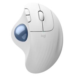Logitech Ergo M575S Ergonomisch bluetooth trackball muis wit