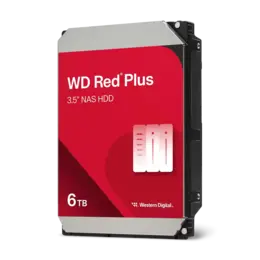 WD Red Plus 6TB NAS harde schijf WD60EFPX