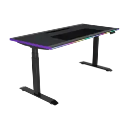 Cooler Master GD160 ARGB zit sta gaming bureau