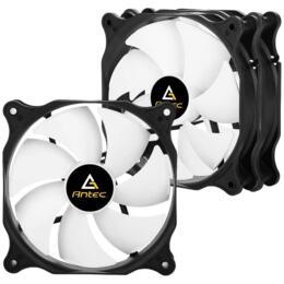 Antec 120mm systeemkoeler zwart met witte blades