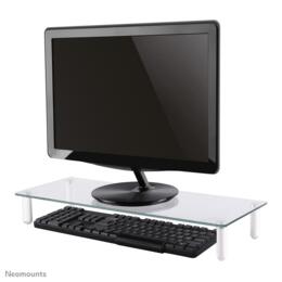 Neomounts NSMONITOR10 monitor en laptopverhoger glas