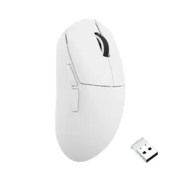 Keychron Lemokey G1 draadloze 8K gaming muis wit