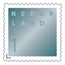 PostNL Rouwzegels 50 stuks op 1 vel