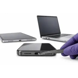 Schoonmaken USB-C poort telefoon / tablet / laptop