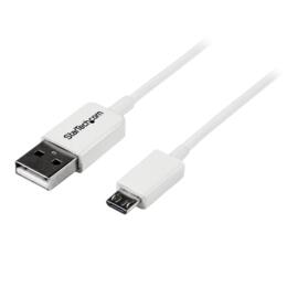 StarTech USB Micro A naar Micro B kabel M/M 1 meter wit