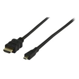 Valueline Micro HDMI naar HDMI kabel met ethernet 1,5m