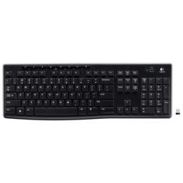 Logitech K270 draadloos toetsenbord zwart US layout