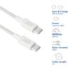 ACT USB-C 2.0 naar USB-C snellaadkabel 240W 1 meter wit