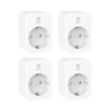 4-pack Woox R6118 Slimme stekker 16A met energiemeter