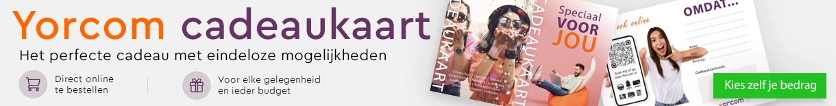 Online een Yorcom cadeaukaart kopen