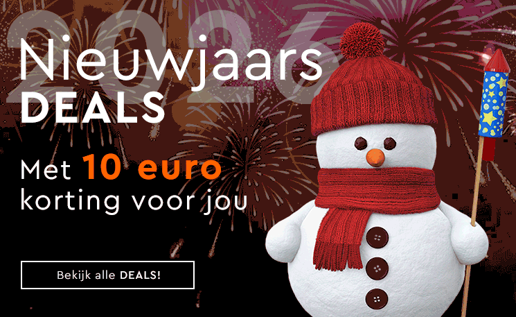 Nieuwjaarsdeals en een mooie kortingscode voor jou!