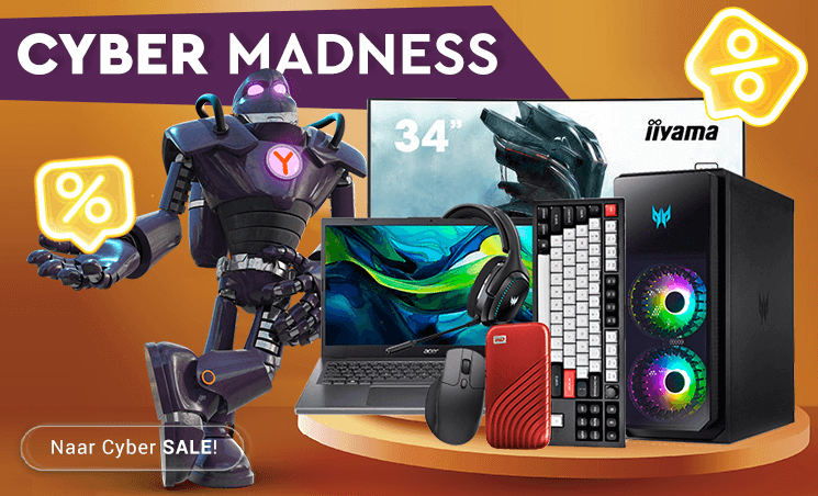 Cyber Madness: Krankzinnige aanbiedingen, waanzinnige acties en gratis producten!