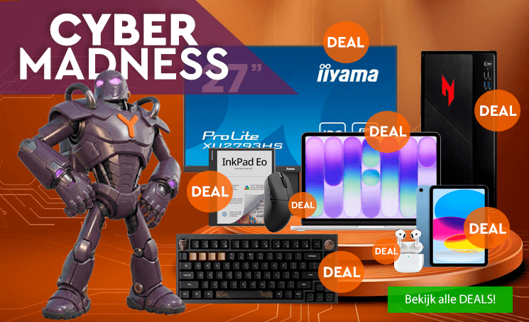 Cyber Madness: Systeem-overload aan korting, acties en gratis extra's!