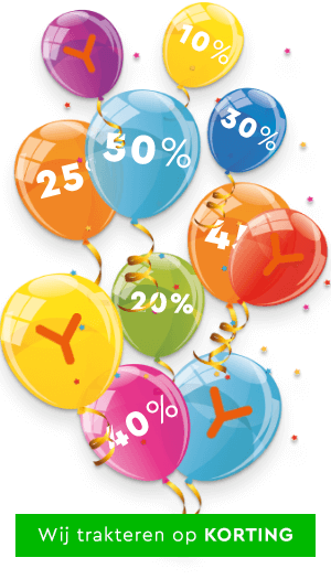 Feest mee, wie jarig is trakteert! Geweldige acties en cadeaus