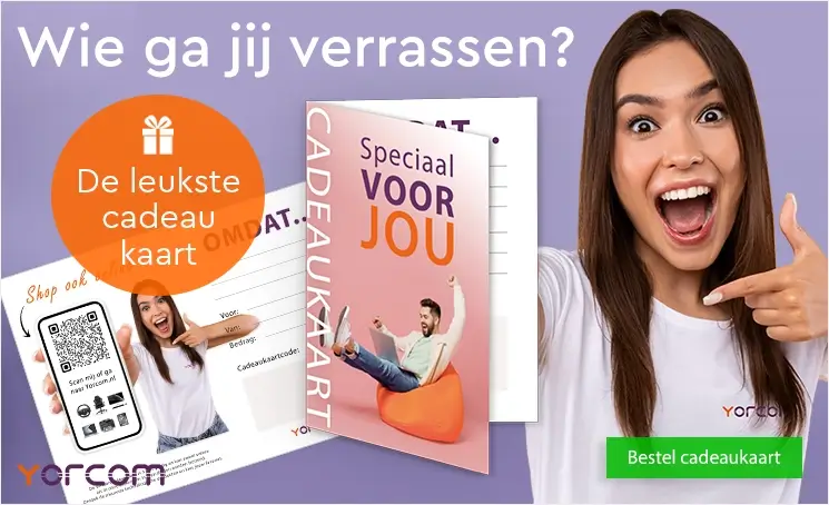 Yorcom cadeaukaart - Het perfecte cadeau voor tech- en computerliefhebbers