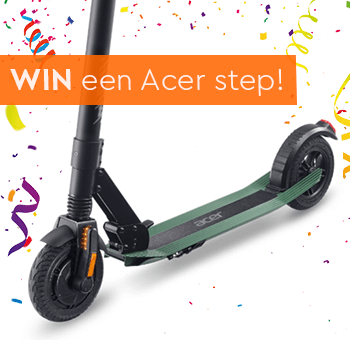 WINACTIE | Maak kans op een elektrische step t.w.v. 299,-