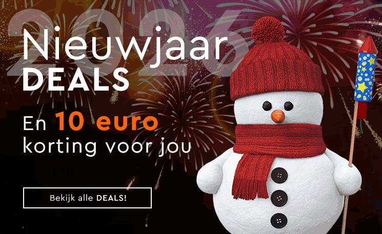 Nieuwjaarsdeals en een mooie kortingscode voor jou!