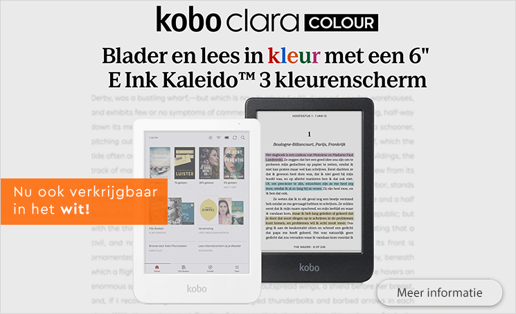 Nieuw: Kobo Clara colour wit