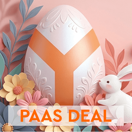 Vrolijk Pasen! Ontvang nu 5 euro korting!